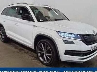 Używany Skoda Kodiaq SportLine 150 KM (110 kW) 2019 Biały SUV