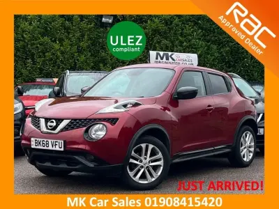 Used Nissan Juke S 115 HP (84 kW) 2018 Magnetic red SUV