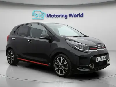 Used Kia Picanto GT-Line S 99 HP (72 kW) 2023 Black Hatchback