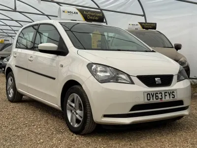 Used Seat Mii 60 HP (44 kW) 2014 White Hatchback