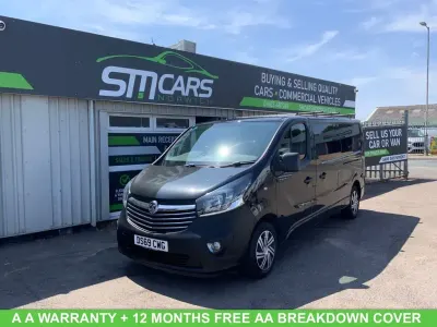 Used Vauxhall Vivaro Sportive 125 HP (91 kW) 2019 Black MPV