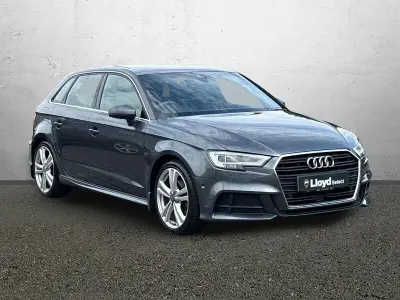 Used Audi A3 S-Line 150 HP (110 kW) 2018 Grey Sedan
