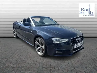 Usado Audi A5 Cabriolet S-Line 170 HP (125 kW) 2012 Azul Cabrios
