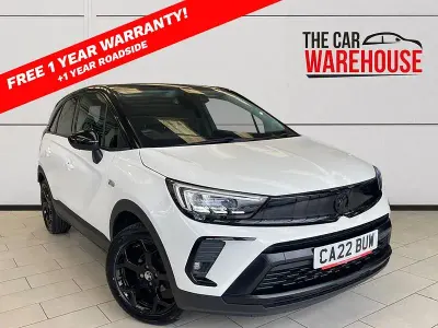 Used Vauxhall Crossland GS Line 110 HP (80 kW) 2022 White SUV