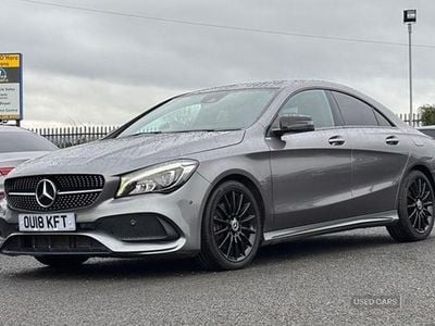 Used Mercedes CLA220 AMG line 177 HP (130 kW) 2018 Grey Sedan