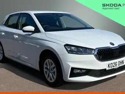 New Skoda Fabia SE 116 HP (85 kW) 2026 Moon white metallic Hatchback