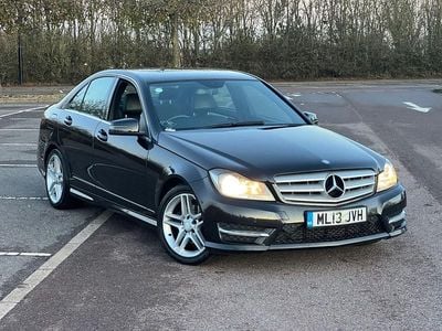 Black Used 2013 Mercedes C250 AMG Sedan | £2,990 (Fair price)