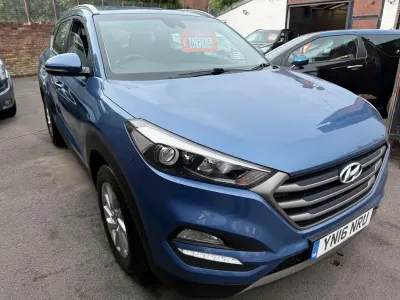 Used Hyundai Tucson SE 116 HP (85 kW) 2016 Blue SUV