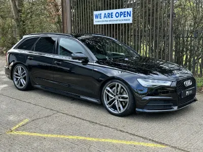 Used Audi A6 Black Edition 320 HP (235 kW) 2015 Black Estate