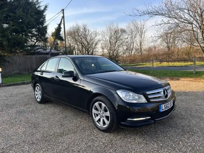 Begagnad Mercedes C200 Executive 2012 Svart Sedan