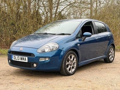 Used Fiat Punto 77 HP (56 kW) 2013 Blue Hatchback