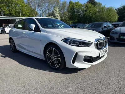 Used BMW 118 M Sport 134 HP (98 kW) 2021 White Hatchback
