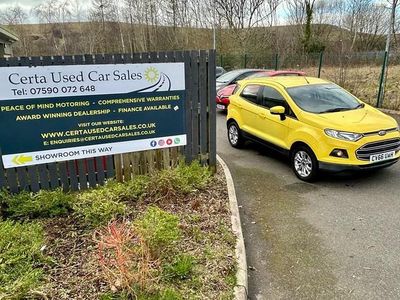 Used Ford Ecosport Zetec 2016 Yellow SUV