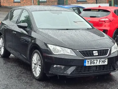 Used Seat Leon SE Dynamic 110 HP (80 kW) 2017 Black Hatchback