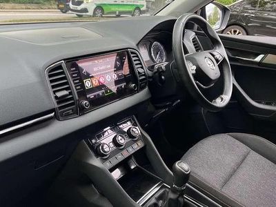 Used Skoda Karoq SE Drive 110 HP (80 kW) 2021 Blue SUV