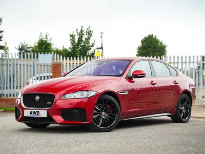 Used Jaguar XF Supercharged 2017 Red Sedan
