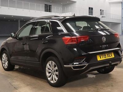 Usado VW T-Roc SE 150 HP (110 kW) 2019 Preto SUV