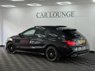 Used Mercedes CLA220 Shooting Brake AMG line 177 HP (130 kW) 2016 Black Estate