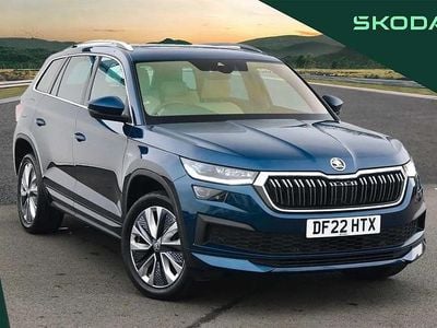 Used Skoda Kodiaq LAURIN & KLEMENT 187 HP (137 kW) 2022 Petrol blue metallic SUV