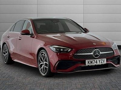 Used Mercedes C300 AMG Line Premium Plus 258 HP (189 kW) 2024 Patagonia red Sedan