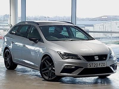 Used Seat Leon Black Edition 130 HP (95 kW) 2020 Silver Estate
