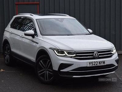 White Used 2022 VW Tiguan Elegance SUV | £24,995 (Fair price)