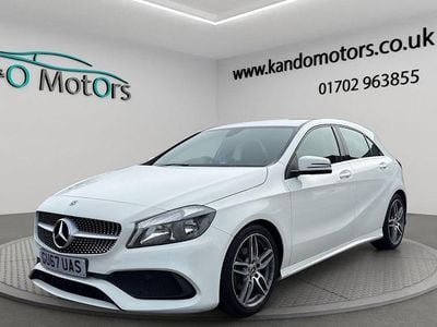 Used Mercedes A180 AMG line 122 HP (89 kW) 2017 White Hatchback