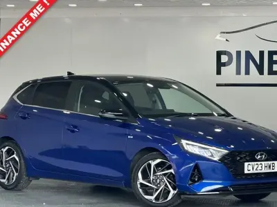 Used Hyundai i20 Ultimate 98 HP (72 kW) 2023 Blue Hatchback
