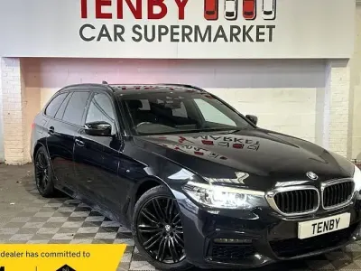 Used BMW 520 M Sport 190 HP (139 kW) 2019 Black Estate