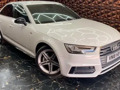 Used Audi A4 S-Line 190 HP (139 kW) 2018 White Sedan