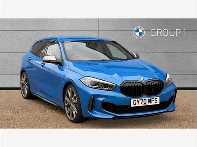 Used BMW M135 Comfort Edition 306 HP (225 kW) 2020 Blue Hatchback