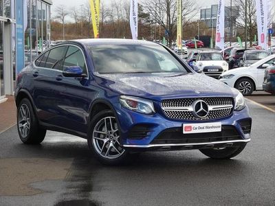 Blue Used 2019 Mercedes GLC250 AMG line Coupe | £23,199 (Fair price)