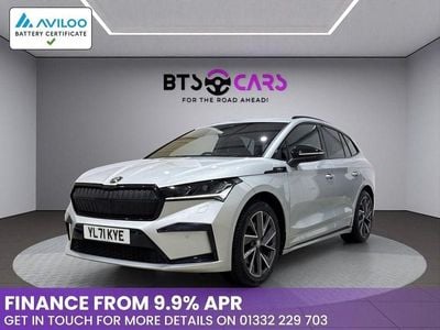 Silver Used 2021 Skoda Enyaq iV SportLine SUV | £23,985 (Fair price)
