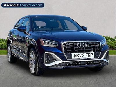 Begagnad Audi Q2 S-Line 147 HK (108 kW) 2023 Blå SUV
