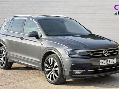 Grey Used 2018 VW Tiguan R-line SUV | £20,670 (Fair price)
