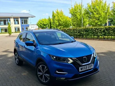 Used Nissan Qashqai N-Connecta 110 HP (80 kW) 2018 Blue SUV
