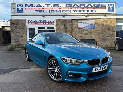 Used BMW 430 Cabriolet M Sport 2018 Blue Cabriolet