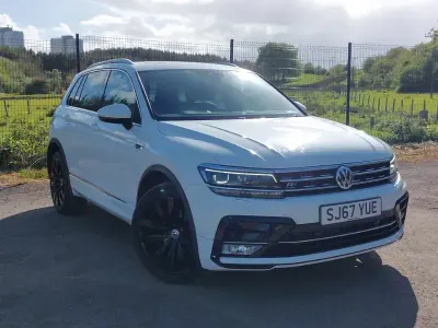 Second-hand VW Tiguan R-line 150 CP (110 kW) 2017 Alb SUV