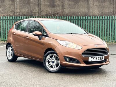 Used Ford Fiesta Zetec 82 HP (60 kW) 2013 Yellow Hatchback