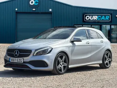 Usado Mercedes A250 Premium 218 HP (160 kW) 2017 Prateado Citadino