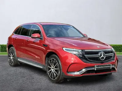 Used Mercedes EQC400 AMG line 300 kW (408 HP) 2023 Red SUV