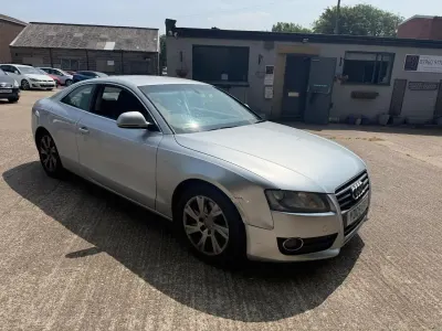 Used Audi A5 180 HP (132 kW) 2009 Silver Coupe