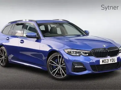 Used BMW 320 M Sport 181 HP (133 kW) 2021 Blue Estate