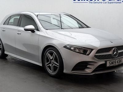 Used Mercedes A200 AMG line 163 HP (119 kW) 2019 Silver Hatchback