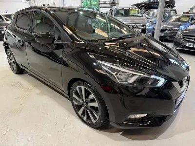 Used Nissan Micra Tekna 90 HP (66 kW) 2017 Black Hatchback