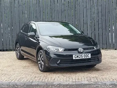 Used VW Polo Match 95 HP (69 kW) 2025 Black Hatchback