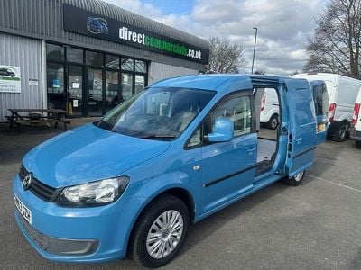 Used VW Caddy Maxi Trendline 101 HP (74 kW) 2014 Blue MPV