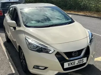 Used Nissan Micra Acenta 71 HP (52 kW) 2017 White Hatchback