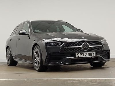 Grey Used 2022 Mercedes C300e AMG Line Premium Plus Estate | £25,698 (A bit pricey)