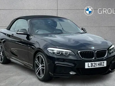 Used BMW 218 M Sport 136 HP (100 kW) 2021 Black Cabriolet